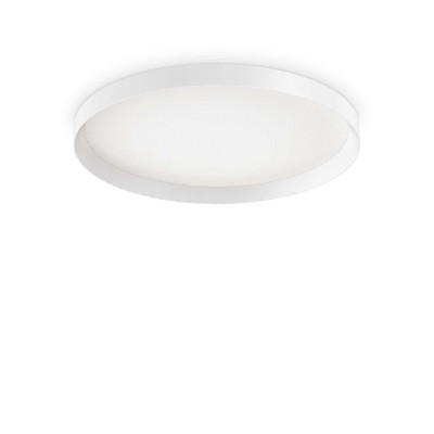 Ideal Lux - Downlights - Fly PL L LED - Plafoniera rotonda grande - Bianco - 88°