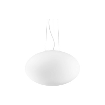 Ideal Lux - Eclisse - Candy SP1 D50 - Lampada a sospensione in vetro - Bianco - LS-IL-086743