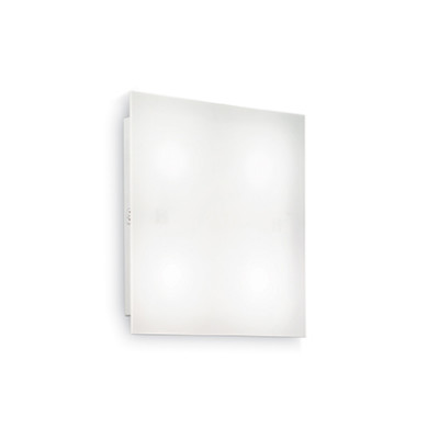 Ideal Lux - Essential - Flat Pl4 D30 - Lampada da soffitto - Bianco - LS-IL-134895