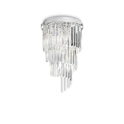 Ideal Lux - Luxury - Carlton PL8 - Lampada da soffitto - Trasparente - LS-IL-168920