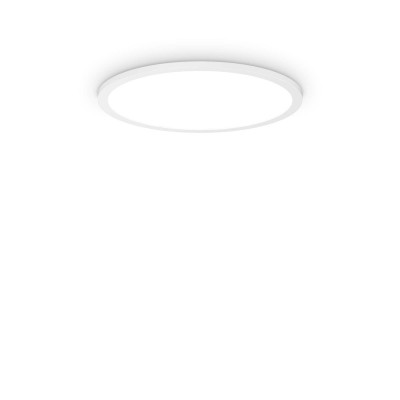 Ideal Lux - Minimal - Fly Slim PL D45 - Lampada da soffitto LED - Bianco - 88°