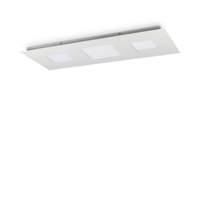 Ideal Lux - Minimal - Relax PL L LED - Plafoniera LED - Bianco - LS-IL-255941 - Bianco caldo - 3000 K - Diffusa
