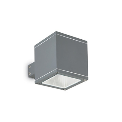 Ideal Lux - Outdoor - Snif Square AP1 - Lampada da parete - Antracite - LS-IL-121963