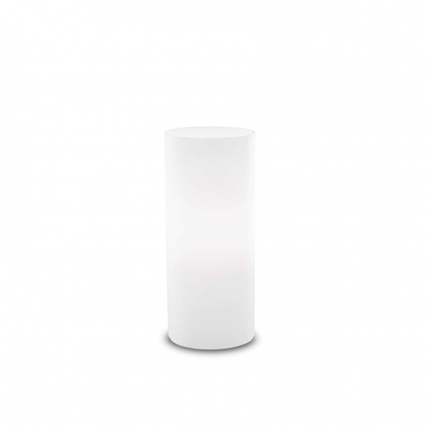ideal lux lampada da comodino edo tl1 small, bianco