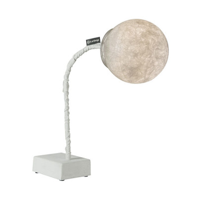 In-es.artdesign - Micro Luna - Micro T. Luna - Lampada da tavolo flessibile - Nebulite/Bianco - LS-IN-ES060013PB