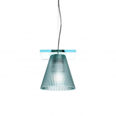 Kartell - House Lights - Light Air SP sculturata - Lampada a sospensione design moderno - Azzurro - LS-KA-09130AZ