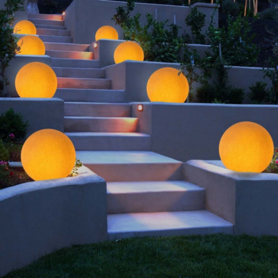 Sfere Per Illuminazione Esterno.Linea Light Manamana Oh Sfere Da Giardino Light Shopping