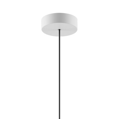 Lodes - Rosoni - Canopie Single mini - Rosone rotondo per una lampada - Bianco opaco - LS-ST-100033