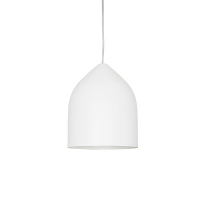 Lumen Center - Odile - Odile S SP - Lampadario di design colorato a forma di cono - Bianco fine textured - LS-LC-ODIS105