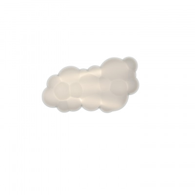 Nemo - Nuvola  - Nuvola AP PL S - Applique irregolare - Opaline PMMA - LS-NL-NUM-LWW-32 - Super Caldo - 2700 K - Diffusa
