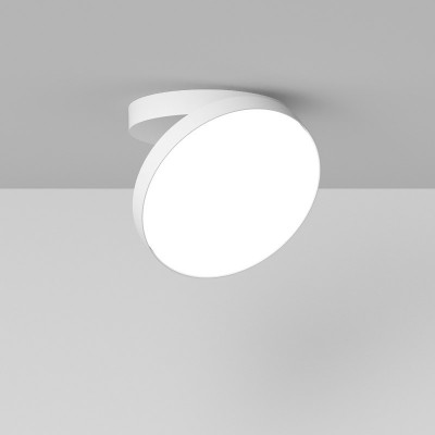 Rotaliana - Pomi - Venere W1 PL LED - Lampada circolare a parete o soffitto - Bianco opaco - LS-RO-1VEW100063ZL0 - Super Caldo - 2700 K - Diffusa