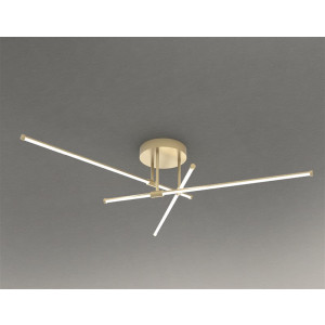 Plafoniera classico led sikrea elia pl120d o 7296d lampada soffitto modulo  led integrato dimmerabile