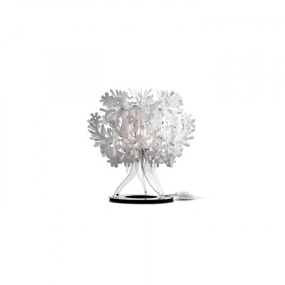 Slamp - Fiorella - Fiorellina TL - lampada da tavolo floreale - Bianco - LS-SL-FIO14TAV0001W