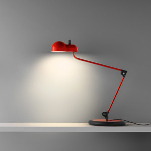 Stilnovo Topo lampada da scrivania con morsetto a vite