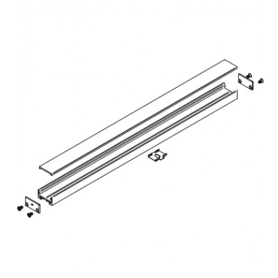 tech-LAMP - Accessori - Tull PR - Profilo in alluminio - Alluminio - LS-01-307501000