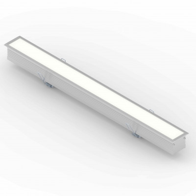 tech-LAMP - Profilo lineare - Boda Power - Profilo lineare ad incasso 28W - Alluminio - Diffusa