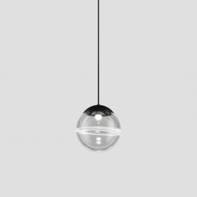Vistosi - Poc - Oro SP 16 LED - Lampada a sospensione in cristallo - Antracite/Bianco - Diffusa