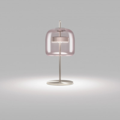 Vistosi - Retrò - Jube TL S LED - Lampada da tavolo in vetro soffiato - Ametista - Diffusa